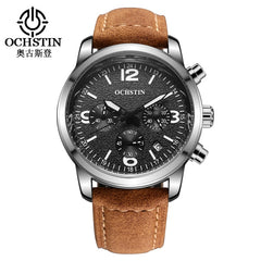 Mens Business Watches Top Brand Luxury Waterproof Chronograph Watch